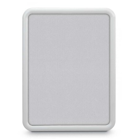 United Visual Products Sliding Door Indoor Enclosed Corkboard, 6 UV9002ACSH-SATIN-CLOUD